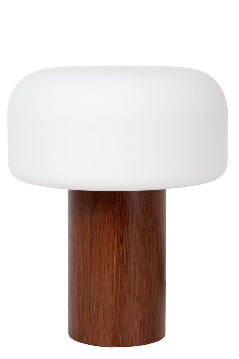 Lucide KENAN - Table lamp - Ø 22 cm - 1xE14 - Wood